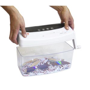 Produktbild für Aktenvernichter Peach 510474 PS300-21, weiß/transparent