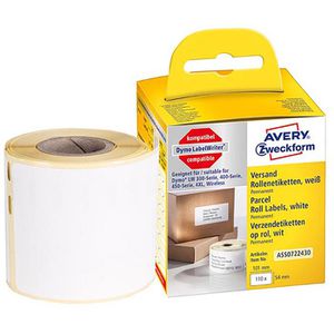 Produktbild für Dymo-Etiketten Zweckform für Dymo 99014, weiß