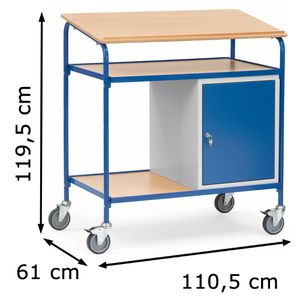 Produktbild für Stehpult Fetra 5838, aus Metall