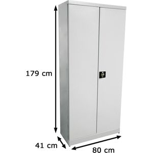 Produktbild für Werkzeugschrank ADB 40648, aus Metall, lichtgrau