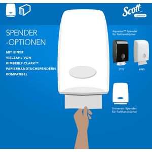 Produktbild für Papierhandtücher Scott 6617, 1-lagig
