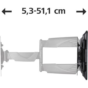 Produktbild für TV-Wandhalterung Hama 220827 Fullmotion, bis 35 kg