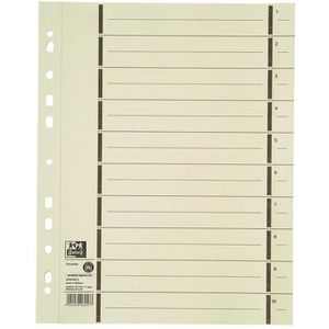 Trennblätter Oxford 400004672, mit Perforation, A4