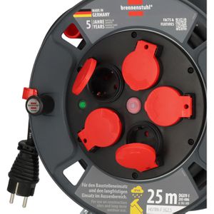 Produktbild für Kabeltrommel Brennenstuhl Professional 300KU, 25m