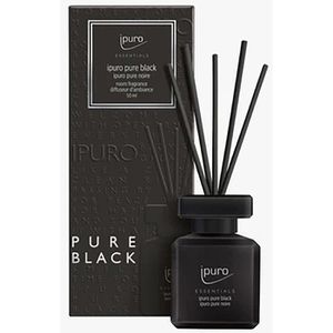 ipuro Raumduft Essentials, 50 ml, mit Stäbchen, pure black