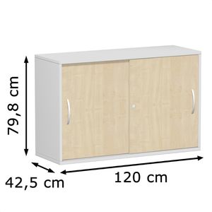 Produktbild für Schiebetürenschrank Geramöbel Flex 312253-AL, abschließbar