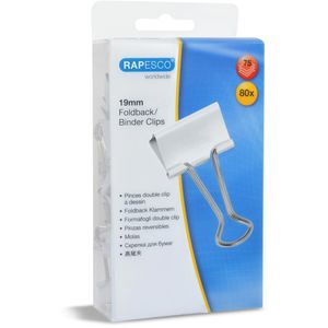 Produktbild für Foldbackklammern RAPESCO 1493, 19mm
