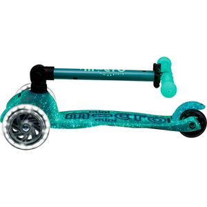 Produktbild für Scooter Micro Mini deluxe, mit 3 Rollen, aus Kunststoff, blau
