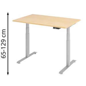 Produktbild für Schreibtisch Böttcher-AG Base Lite, ahorn / silber