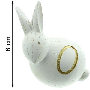 Produktbild für Osterdeko Frank-Flechtwaren 775083, weiß / gold