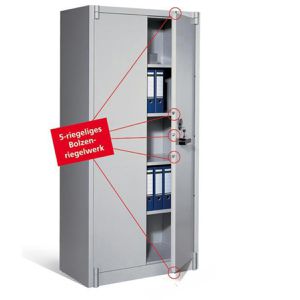 Produktbild für Aktenschrank CP-Möbel Certos, 1180-00, aus Metall, feuerfest