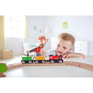 Produktbild für Spielzeugeisenbahn Hape E3731 Frachtlieferung