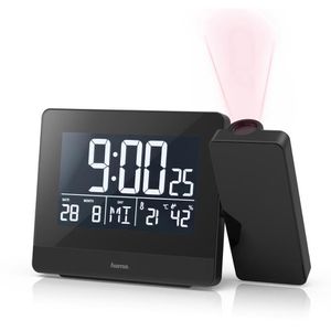Produktbild für Wecker Hama 186332 Plus Charge schwarz, digital