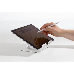 Produktbild für Tablet-Halterung Durable 894023 Rise, silber, für Tisch