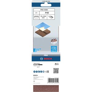 Produktbild für Schleifpapier Bosch PRO X440, Körnung 40