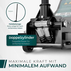 Produktbild für Rangierwagenheber CargoVA HJ-3000-Pro, extra flach
