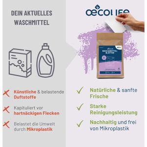 Produktbild für Waschmittel Oecolife Vollwaschmittel, blumiger Duft