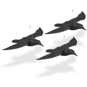 Produktbild für Vogelabwehr Relaxdays Krähe fliegend