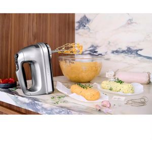 Produktbild für Handmixer KitchenAid 5KHM9212ECU, silber, 9 Geschwindigkeiten