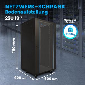 Produktbild für Netzwerkschrank Extralink Standard, EX.14381, 19 Zoll