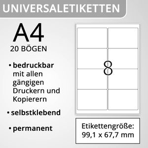 Produktbild für Universaletiketten Herma 5145 Special, neon-orange