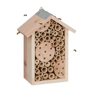 Produktbild für Insektenhotel Relaxdays 10044621, zum Aufhängen, aus Holz