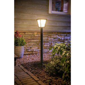 Produktbild für Wegeleuchte Philips-Hue Econic, schwarz, mit 230 V Netzstrom