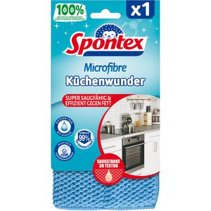 Produktbild für Allzwecktuch Spontex Microfibre Küchenwunder, 11,5 x 21,5 cm