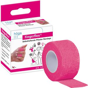 Pflaster Höga Fingerflex Bandage, pink, 1 Rolle