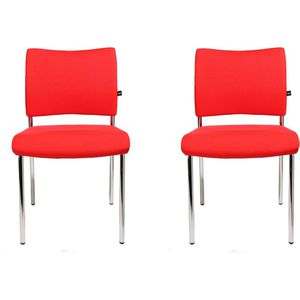 Produktbild für Besucherstuhl Topstar Visit 10, stapelbar