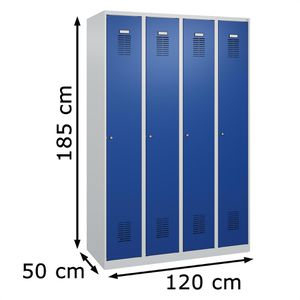 Produktbild für Spind CP-Möbel Basis PLUS, blau