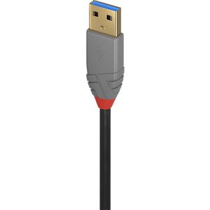 Produktbild für USB-Kabel Lindy 36743 Anthra Line, USB 3.0, 3 m