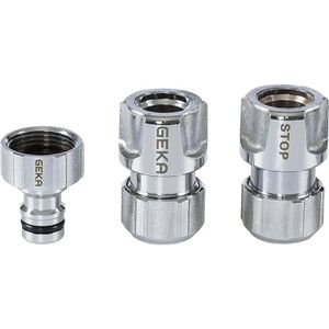 Produktbild für Schlauchverbinder GEKA plus Basisset, 46.0887.8, 3-teilig