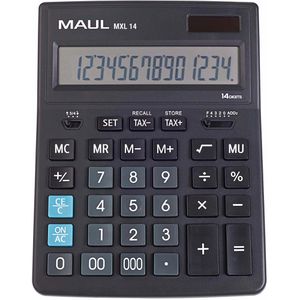 Taschenrechner Maul MXL 14, mit MwSt-Berechnung
