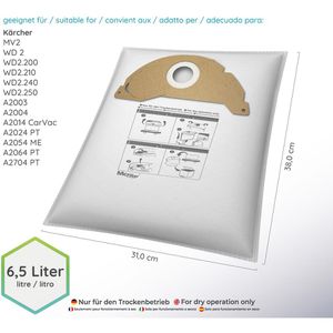 Produktbild für Staubsaugerbeutel McFilter KA 38