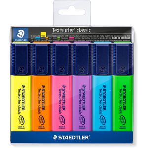 Produktbild für Textmarker Staedtler Textsurfer Classic, 6 Stück