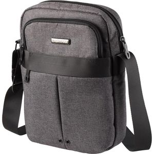 Umhängetasche LightPak Epsilon 46164, aus Polyester, grau