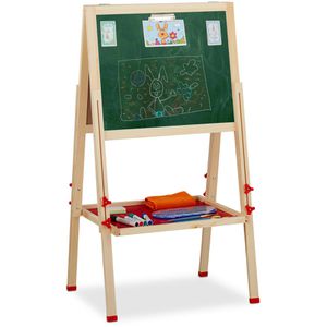 Kreidetafel Relaxdays mit Whiteboard, grün/weiß, magnetisch