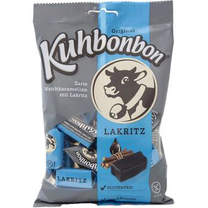 Kuhbonbon Karamellbonbons Lakritz, Weichkaramell, 200g