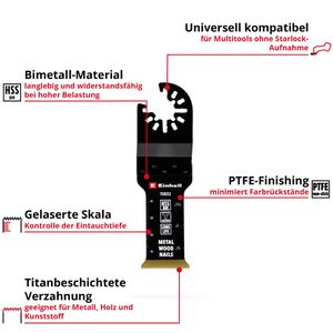 Produktbild für Multifunktionswerkzeug-Zubehör Einhell 708052