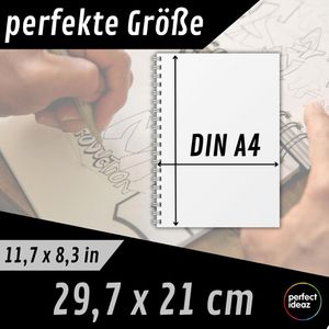 Produktbild für Skizzenbuch perfect-ideaz A4 hoch