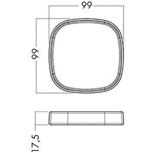 Produktbild für Schreibtischlampe Luxo Trace, weiß, LED, dimmbar