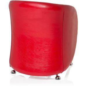 Produktbild für Loungesessel hJh-OFFICE ST. LUCIA, 713220, rot
