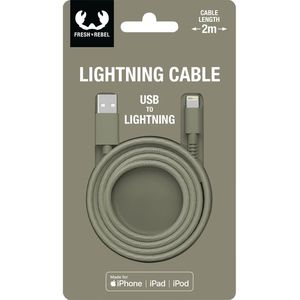 Produktbild für Ladekabel Fresh-n-Rebel 2ULC200DG, grün, 2m
