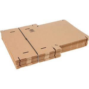 Produktbild für Maxibriefkarton Smartboxpro braun, für DIN A4