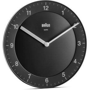 Produktbild für Wanduhr Braun BC06B, Kunststoff, analog, Quarzuhr