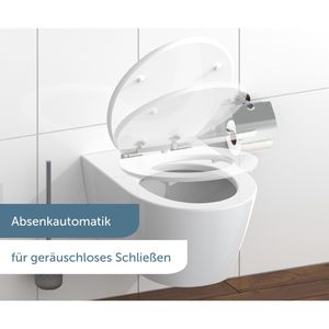 Produktbild für WC-Sitz Schütte Balance 80522 High Gloss, oval, aus Holz