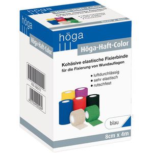 Produktbild für Fixierbinden Höga Haft Color, blau