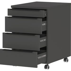Produktbild für Rollcontainer Germania Mailand 4377-547, aus Holz, graphit
