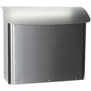 Produktbild für Briefkasten SafePost 21090 ScanPro 21, silber, aus Edelstahl